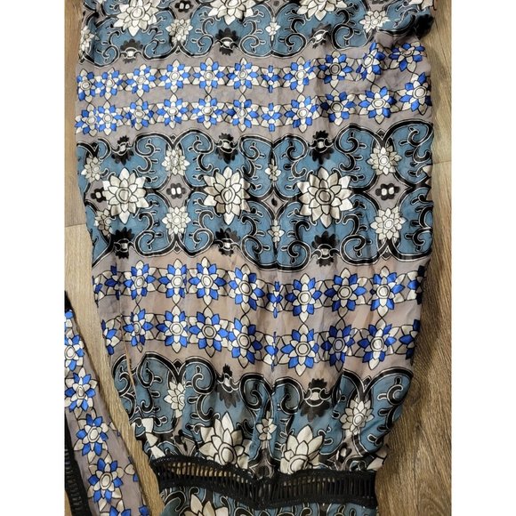 NEW -  For The Love Of Lemons XS Juliet Maxi Dress Silk Blend Jade Bodysuit - Picture 14 of 16